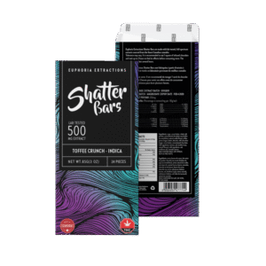 Toffee Crunch Indica Shatter Bar