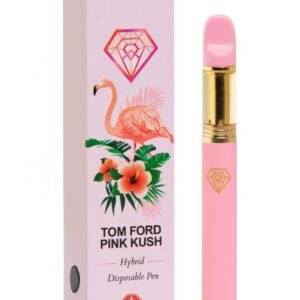 Tom Ford Pink Kush (Indica Dominant Hybrid) - Diamond Extracts Distillate Disposable Pen 1 Gram ***Limited Edition***