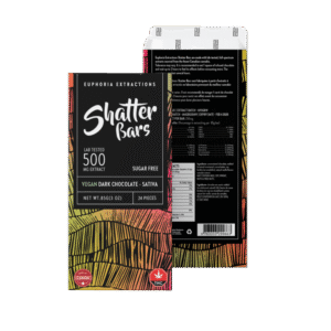 Vegan Dark Chocolate Sativa Shatter Bar