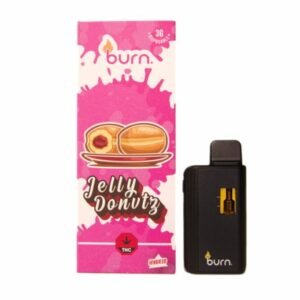 Burn Disposable Vapes – Jelly Donut (Hybrid) (3 Gram)