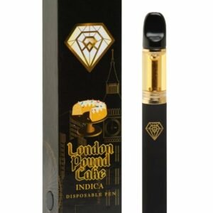 London Poundcake (Indica Dominant Hybrid) - Diamond Extracts Distillate Disposable Pen 1 Gram ***Limited Edition***