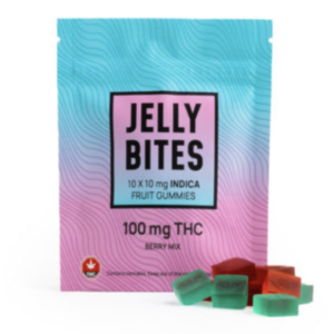 Twisted Extracts - Indica Regular Strength Jelly Bites - Berry Mix