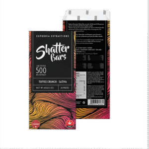 Toffee Crunch Sativa Shatter Bar