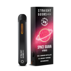 Straight Goods 2 Gram Disposables – Space Guava (Hybrid)