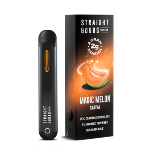 Straight Goods 2 Gram Disposables – Magic Melon (Sativa)