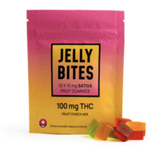 Twisted Extracts - Sativa Regular Strength Jelly Bites - Fruit Punch Mix