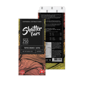 Toffee Crunch Sativa Shatter Bar