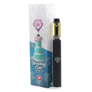 Wedding Cake (Indica Dominant Hybrid) - Diamond Extracts Distillate Disposable Pen 1 Gram