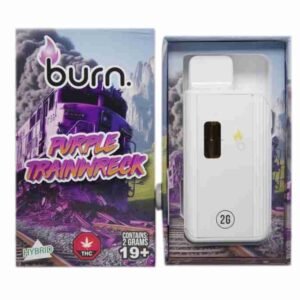 Burn Disposable Vapes – Purple Trainwreck (Hybrid) (2 Gram)