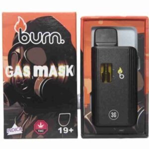 Burn Disposable Vapes – Gas Mask (Indica) (3 Gram)