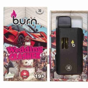 Burn Disposable Vapes – Wedding Crasher (Hybrid) (3 Gram)