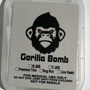 Jungle Boys - Gorilla Bomb 1Gram Sativa Dominant Shatter