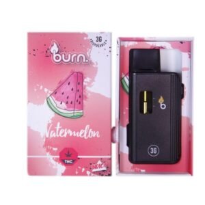 Burn Disposable Vapes – Watermelon (Sativa Dominant Hybrid) (3 Gram)
