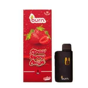 3 Gram Burn Disposable Vapes – Strawberry Cough (Sativa) (3 Gram)