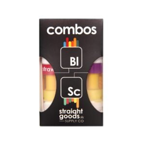 Straight Goods - 2 In 1 Combo - Blue Lavender (Indica) X Strawberry Cough (Sativa) Cartridges