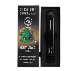 Straight Goods 2 Gram Disposables – Holy Zaza (Indica)