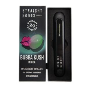 Straight Goods 2 Gram Disposables – Bubba Kush (Indica)