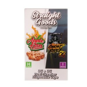 Straight Goods Dual Chamber Vape – Apple Fritter Ghost Rider OG (3 Grams 3 Grams)