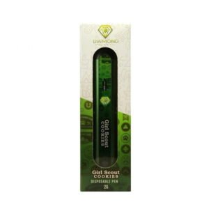 Diamond Concentrates 2 Gram Disposable (Distillate) – Girl Scout Cookies (Indica Dominant Hybrid)(2 Gram)