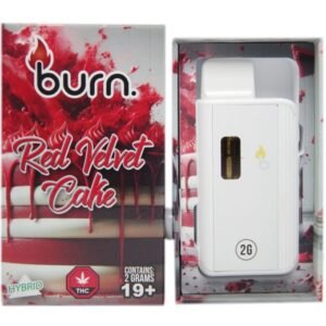 Burn Disposable Vapes - Red Velvet Cake (Hybrid) (2 Gram)