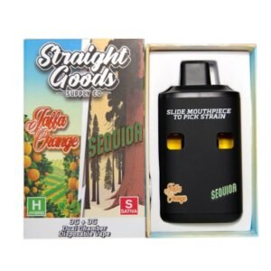 Straight Goods Dual Chamber Vape – Jaffa Orange Sequioa (3 Grams 3 Grams)