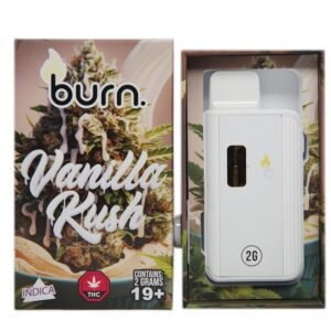 Burn Disposable Vapes - Vanilla Kush (Hybrid) (2 Gram)