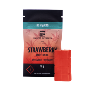 Twisted Extracts - Strawberry CBD Jelly Bomb