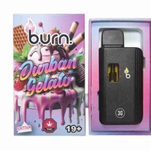 Burn Disposable Vapes - Durban Gelato (Indica) (3 Gram)
