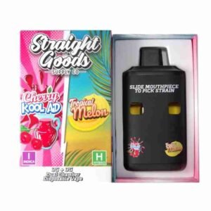 Straight Goods Dual Chamber Vape – Cherry Kool Aid Tropical Melon (3 Grams 3 Grams)