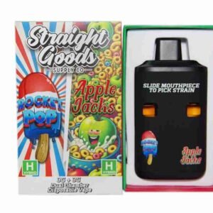 Straight Goods Dual Chamber Vape – Rocket Pops Apple Jacks (3 Grams 3 Grams)