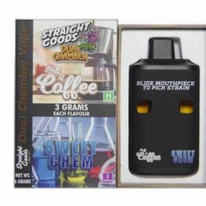 Straight Goods Dual Chamber Vape - Puff Of Coffee + Sweet Chem (3 Grams + 3 Grams)