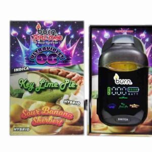 Burn Triple Combo - Ultra Violet OG + Key Lime Pie + Sour Banana Sherbert (3 Gram)
