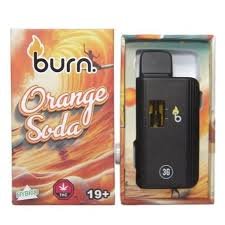 Burn Disposable Vapes – Orange Soda (Sativa Dominant Hybrid) (3 Gram)