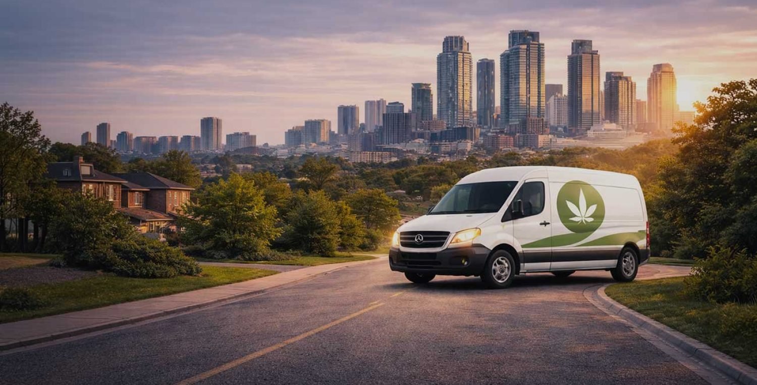 North York cannabis delivery van for same-day weed delivery